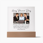 Retirement Plaque for Coworker DesignedbySiti