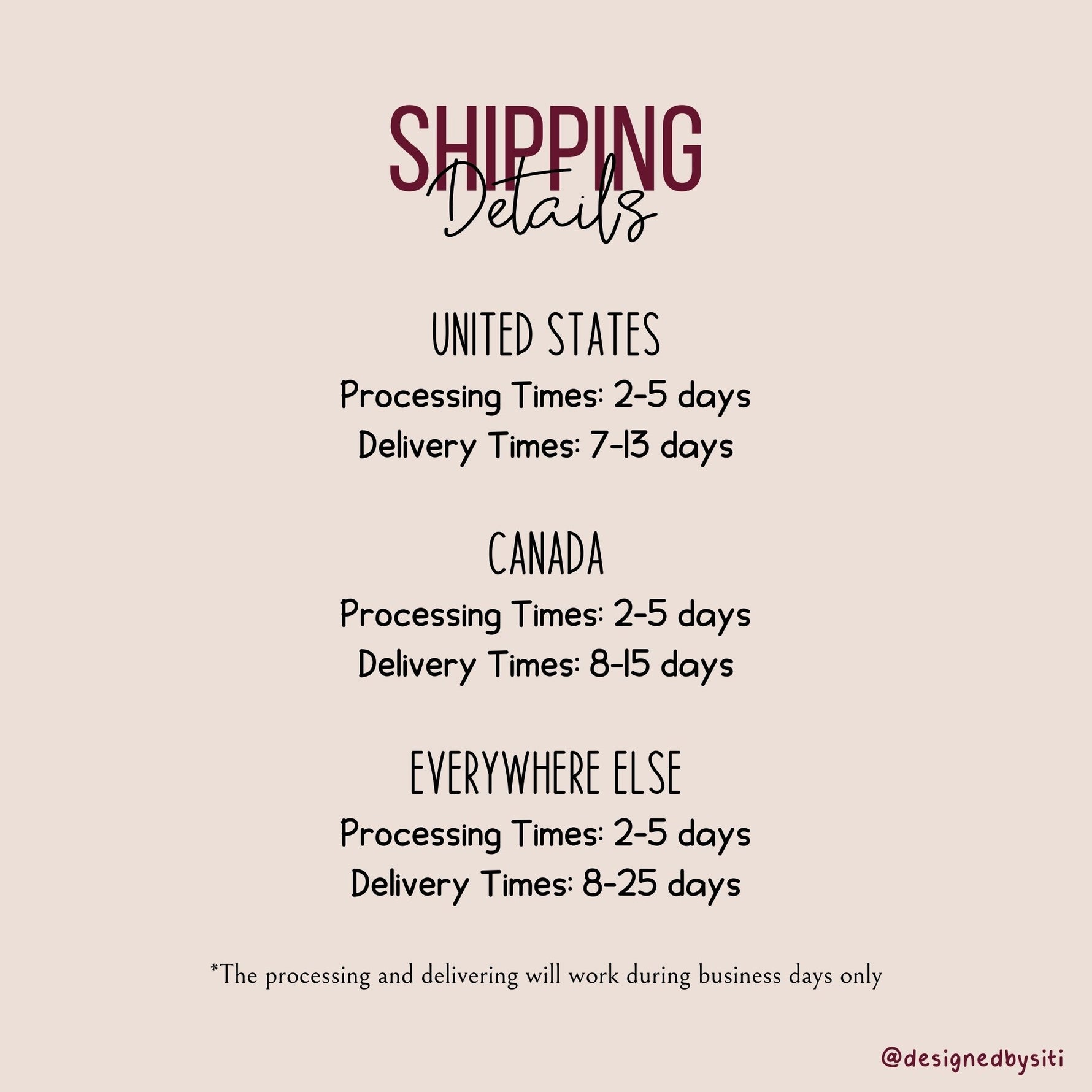 ShippingDetails 40oz birth month tumbler