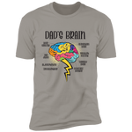Smart and Funny Dad’s Brain T-Shirt DesignedbySiti