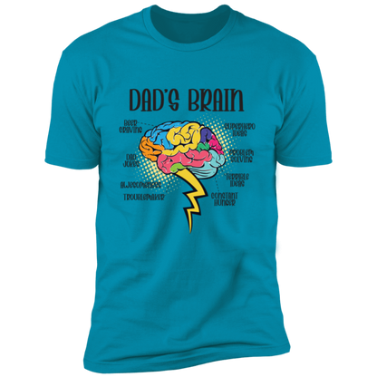Smart and Funny Dad’s Brain T-Shirt DesignedbySiti