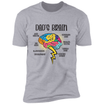 Smart and Funny Dad’s Brain T-Shirt DesignedbySiti