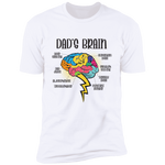 Smart and Funny Dad’s Brain T-Shirt DesignedbySiti