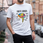 Smart and Funny Dad’s Brain T-Shirt DesignedbySiti
