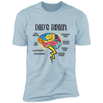 Smart and Funny Dad’s Brain T-Shirt DesignedbySiti