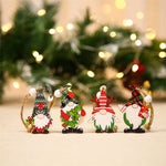 Wooden Santa Claus Christmas Ornaments DesignedbySiti