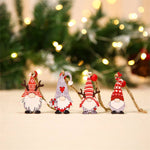 Wooden Santa Claus Christmas Ornaments DesignedbySiti