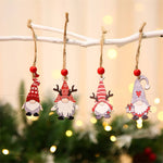 Wooden Santa Claus Christmas Ornaments DesignedbySiti