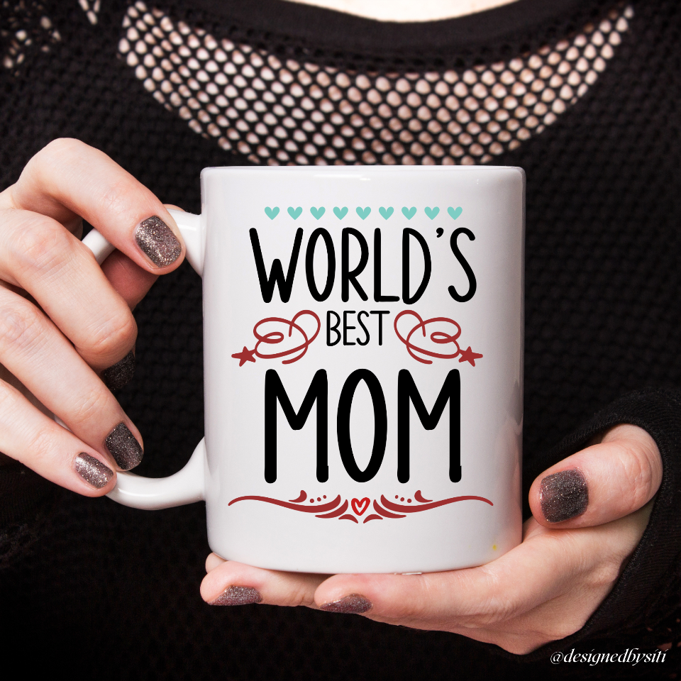 World’s Best Mom Ceramic Mug DesignedbySiti