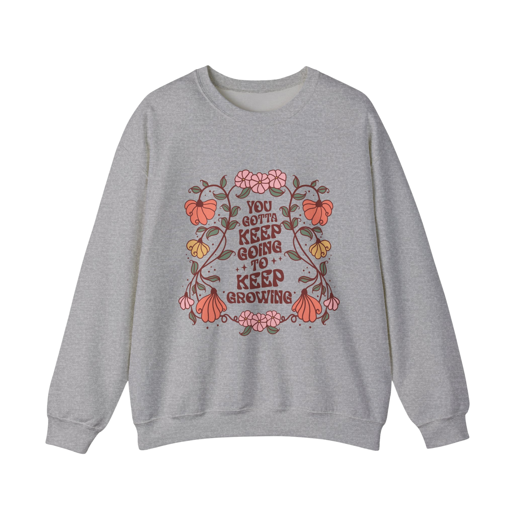 Sport grey boho sweatshirt