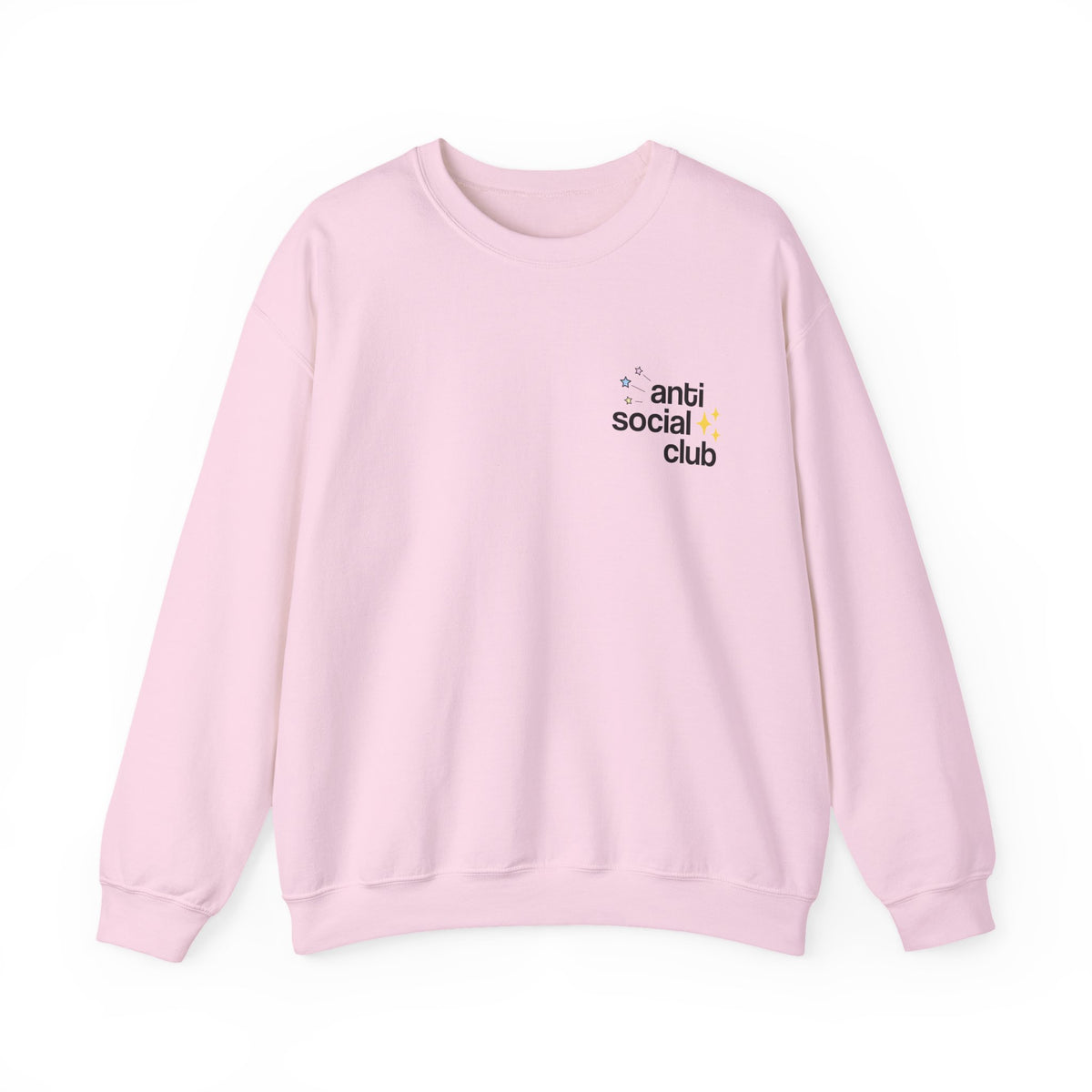 Anti Social Club sweatshirt from the back