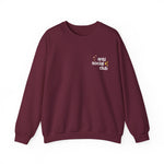 Anti Social Club sweatshirt in a detail shot