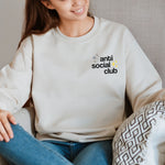 Anti Social Club sweatshirt worn in a lifestyle setting