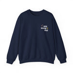 Anti Social Club sweatshirt worn by a model, front view