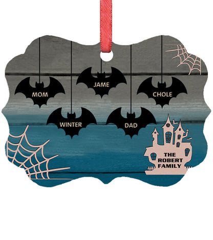 Halloween Decoration Custom Bat Ornament