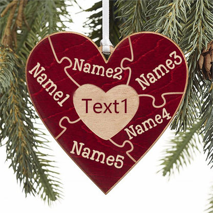 Personalised Heart Ornaments