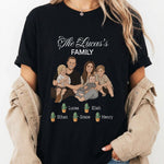 Custom Family Shirt shirt worn in a lifestyle setting