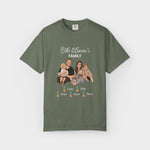 Custom Family Shirt shirt worn by a model, front view
