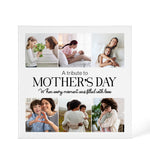 Custom Mother's Day Acrylic design shown as a 6x6 acrylic block version