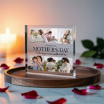Custom Mother's Day Acrylic plaque held in hand