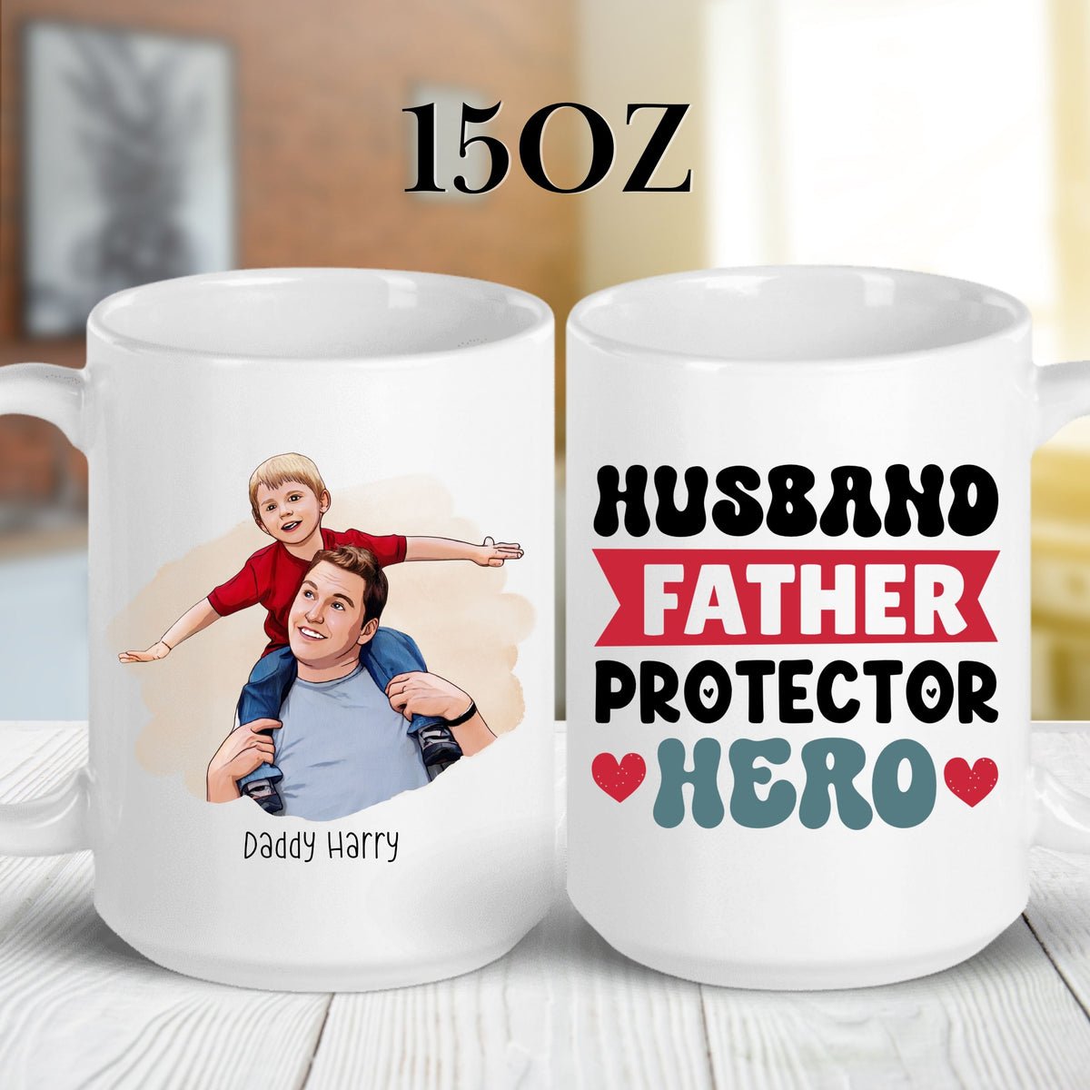 Custom Photo mug, 15oz size