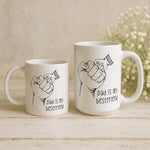 Dad Birthday Gift Coffee mug held in hand