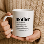 Definition Mug for Mom mug held in hand