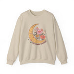 Floral sweatshirt from the back