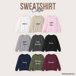 Available colors for the Floral sweatshirt