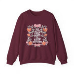 Floral Sweatshirt Gift for Her sweatshirt from the back