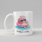 Funny Coworker mug, front view on white background
