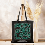 Islamic Quote Canvas tote bag in close-up detail