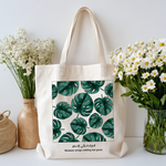 Islamic Quote Canvas tote bag, front view