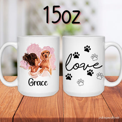 Love Dog Mom Mug