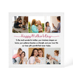 Personalised 6 design shown as a 6x6 acrylic block version