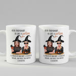 Personalised Best Friend Witch mug in close-up detail