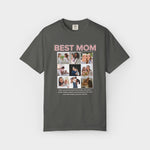 Personalised Best Mom Photo Collage Shirt shirt from the back