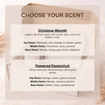 Scent options for the Personalised Birthday Candle & Photo Slate candle (variant 2)