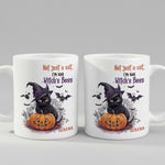 Personalised Cat mug in close-up detail