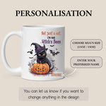 Personalised Cat mug held in hand