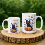 Personalised Cat mug styled on a table setting