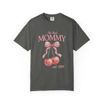 Personalised Comfort Colors Mom Shirt shirt from the back