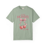 Personalised Comfort Colors Mom Shirt shirt in a detail shot