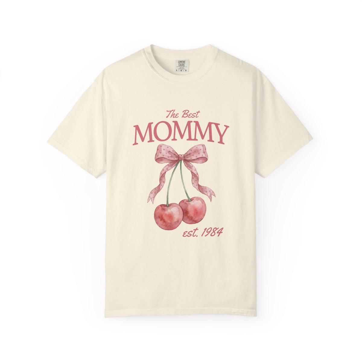 Personalised Comfort Colors Mom Shirt shirt in gift-ready packaging