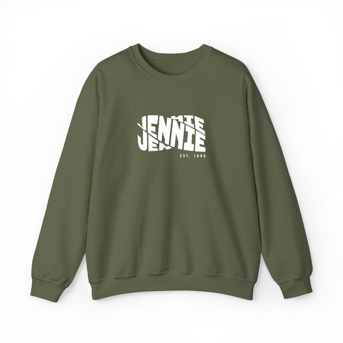 Personalised Embroidered sweatshirt in gift-ready packaging