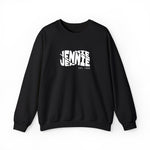 Personalised Embroidered sweatshirt folded and held