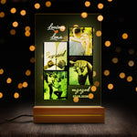 Personalised Engagement night light held in hand