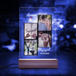 Personalised Engagement night light in a lifestyle setting