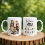 Personalised Family mug held in hand