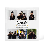 Personalised Graduation Acrylic design shown as a 6x6 acrylic block version