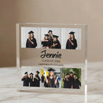 Personalised Graduation Acrylic plaque held in hand